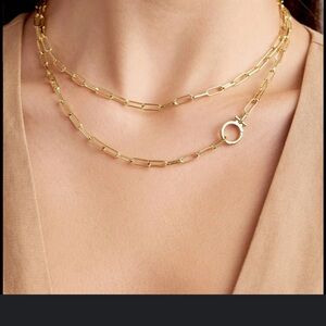 Gorjana 34” Parker wrap necklace.